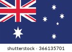 australia flag | Shutterstock .eps vector #366135701