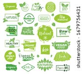 big set of fresh eco organic... | Shutterstock .eps vector #1679756431