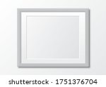 realistic gray blank picture... | Shutterstock .eps vector #1751376704