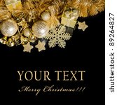 the christmas tree ball on ... | Shutterstock . vector #89264827