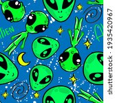 bright seamless alien   space ... | Shutterstock .eps vector #1935420967