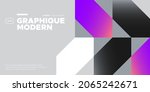 modern geometric presentation... | Shutterstock .eps vector #2065242671