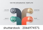 4 steps creative infographic... | Shutterstock .eps vector #2066974571