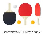 Tennis Table Rackets With Ball...