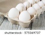 Cardboard Egg Rack With Eggs On ...