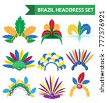 Brazil Feather Headband...