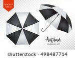 vector parasol rain umbrella ... | Shutterstock .eps vector #498487714