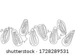 cocoa beans seamless pattern.... | Shutterstock .eps vector #1728289531