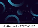 minimalist deep blue premium... | Shutterstock .eps vector #1722068167