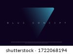 minimalist deep blue premium... | Shutterstock .eps vector #1722068194
