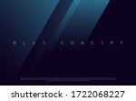 minimalist deep blue premium... | Shutterstock .eps vector #1722068227