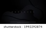 luxury dark black color... | Shutterstock .eps vector #1992292874