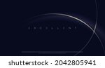 navy blue premium abstract... | Shutterstock .eps vector #2042805941