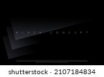black premium abstract... | Shutterstock .eps vector #2107184834