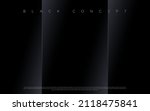 black premium abstract... | Shutterstock .eps vector #2118475841