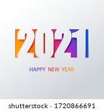 2021 color vector background.... | Shutterstock .eps vector #1720866691