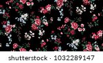 seamless floral pattern in... | Shutterstock .eps vector #1032289147