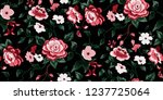 seamless floral pattern in... | Shutterstock .eps vector #1237725064