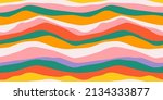 colorful mountain landscape... | Shutterstock .eps vector #2134333877