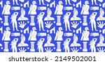 blue woman body figure and... | Shutterstock .eps vector #2149502001