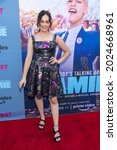 Small photo of Mary Mouser attends 39th annual Outfest Los Angeles LGBTQ Film Festival, screening of EVERYBODYaE™S TALKING ABOUT JAMIE at Hollywood Forever Cemetery, Los Angeles, CA on August 13, 2021