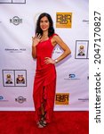 Small photo of Natalia Bilbao attends Suzanne DeLaurentiis Productions Hosts "Celebrate, Honor, Remember" Luncheon at Luxe Hotel, Los Angeles, CA on September 24, 2021