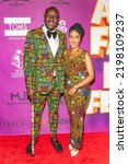 Small photo of Tomas Kwaka Omolo with wife Shiela Ted attends Peter Lentini's 13th Annual Ankara Festival - Closing Night at Exchange LA, Los Angeles, CA on September 4, 2022