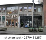 Small photo of Copenhagen, Denmark, 02.10.2020. The building Osram was built in 1953 as an office and warehouse for AS Dansk Osram. oday the building acts as a culture and community center