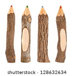 Set Of Pencils Stylized Tree...