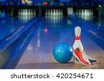 Shoes  bowling pin and ball for ...