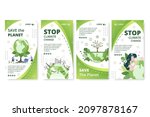 save planet earth stories... | Shutterstock .eps vector #2097878167