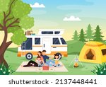 Camping Car Background...