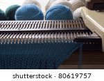 Knitting Machine With Knitted...