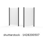 white blank empty high... | Shutterstock . vector #1428200507