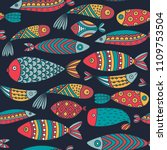 Seamless Pattern With Fishes....