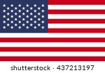 american flag | Shutterstock . vector #437213197
