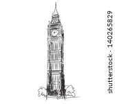 Big Ben Tower Illustration Free Stock Photo - Public Domain Pictures