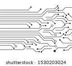 circuit board lanes abstract... | Shutterstock .eps vector #1530203024