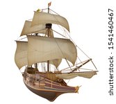 3d Model Of Historic Ship...