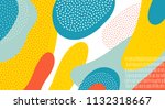 abstract art color vector... | Shutterstock .eps vector #1132318667