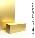 podium  gold stage platform on... | Shutterstock . vector #1954277287