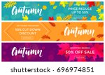 Autumn Sale Text Banners For...