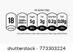 nutrition facts information... | Shutterstock .eps vector #773303224