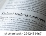 Federal Trade Commission FTC written in business ethics textbook on United States law