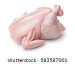 Fresh raw chicken isolated on...