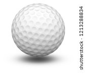 Golfball In White Background....