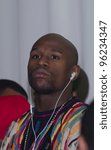 Small photo of ORLANDO, FLORIDA - FEB. 25: Welterweight boxing champion Floyd Mayweather appears at the VIP party at the Ballroom in Orlando. FEB. 25, 2012 in Orlando Florida.