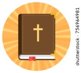 Bible Flat Design Icon