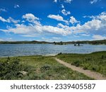 Small photo of Scenic view of Dowdy Lake in Red Feather Lakes, ColaradoScenic view of Dowdy Lake in Red Feather Lakes, Colarado