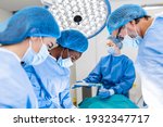 Medical Team Of Surgeons In...